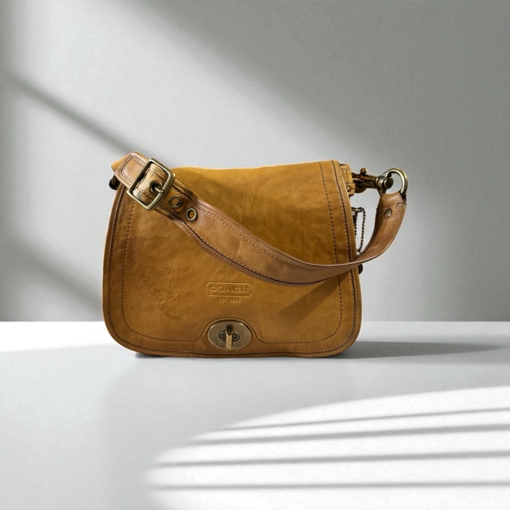 Coach Legacy 65th Anniversary Flap Distressed Vachetta